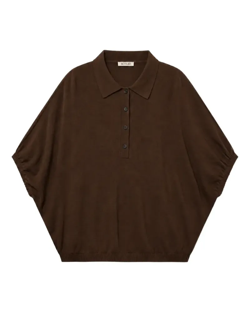 SoSUE Cowboy polo shirt - Braun Braun