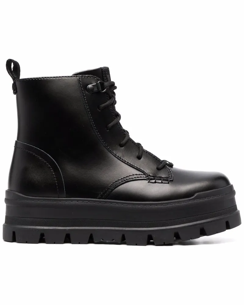 UGG Stiefel mit Schnürung - Schwarz Schwarz