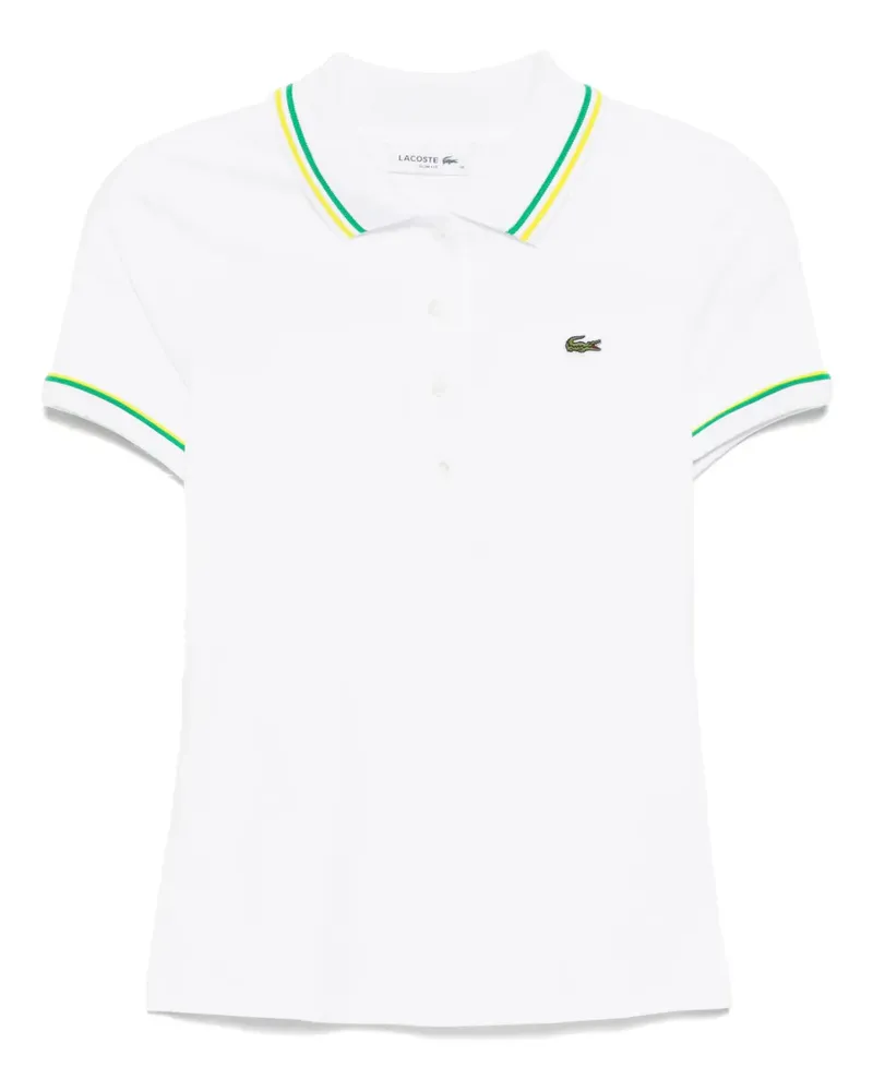 Lacoste Poloshirt aus Jersey - Weiß Weiß