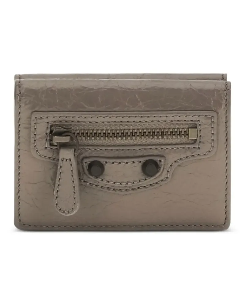 Balenciaga Le City leather wallet - Grau Grau