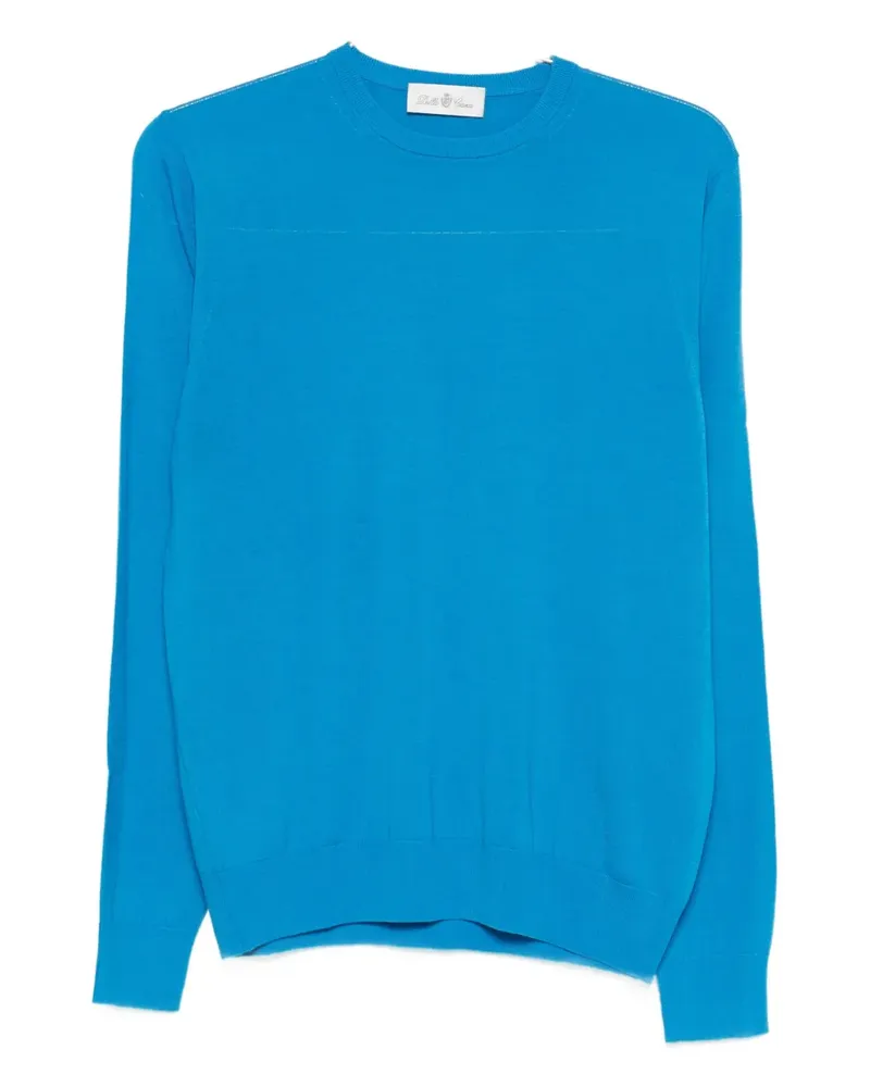 Della Ciana Pullover mit Rundhalsausschnitt - Blau Blau