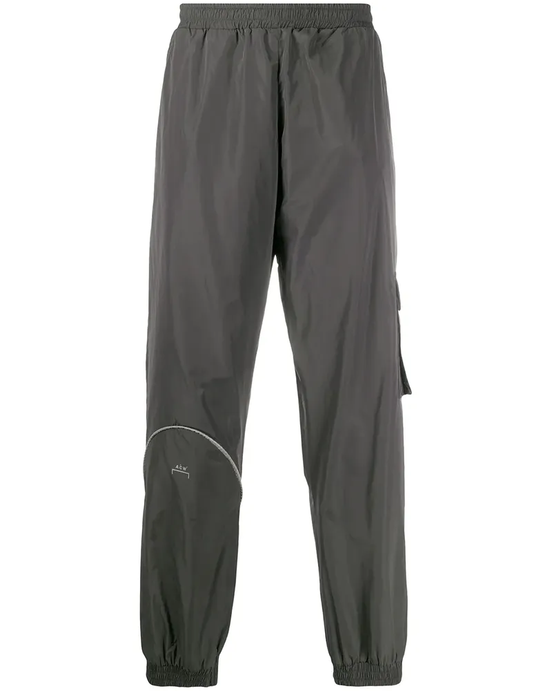 ACW* Hose mit paspelierter Tasche - Grau Grau