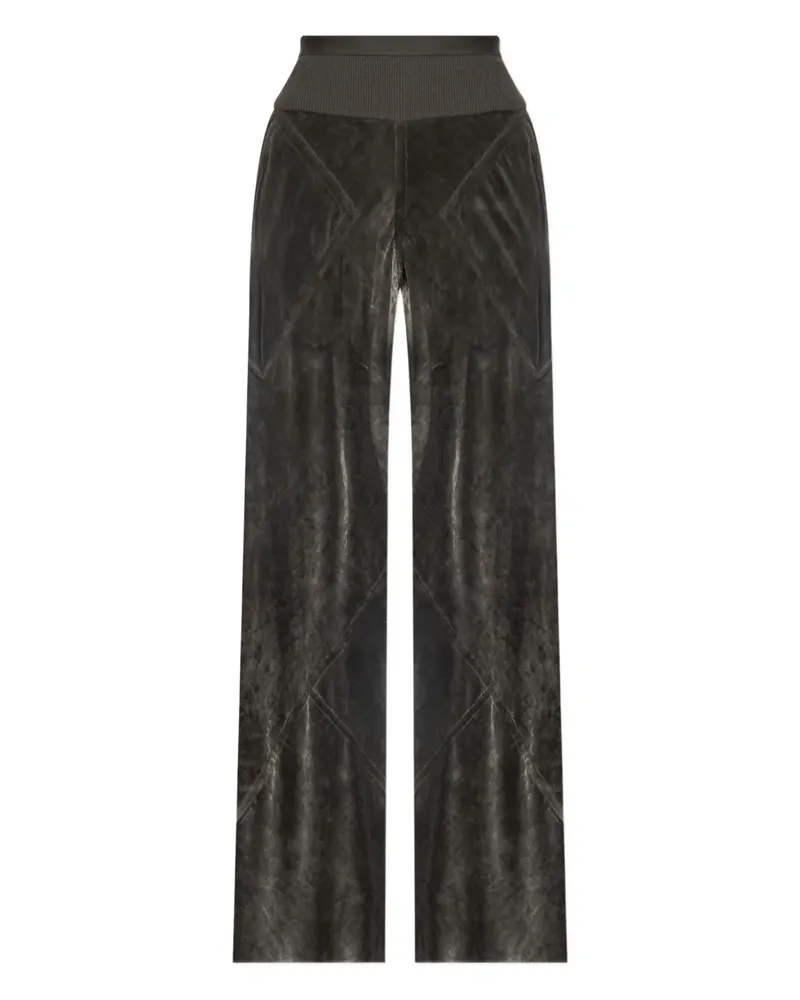 Rick Owens Hose mit geripptem Bund - Grau Grau