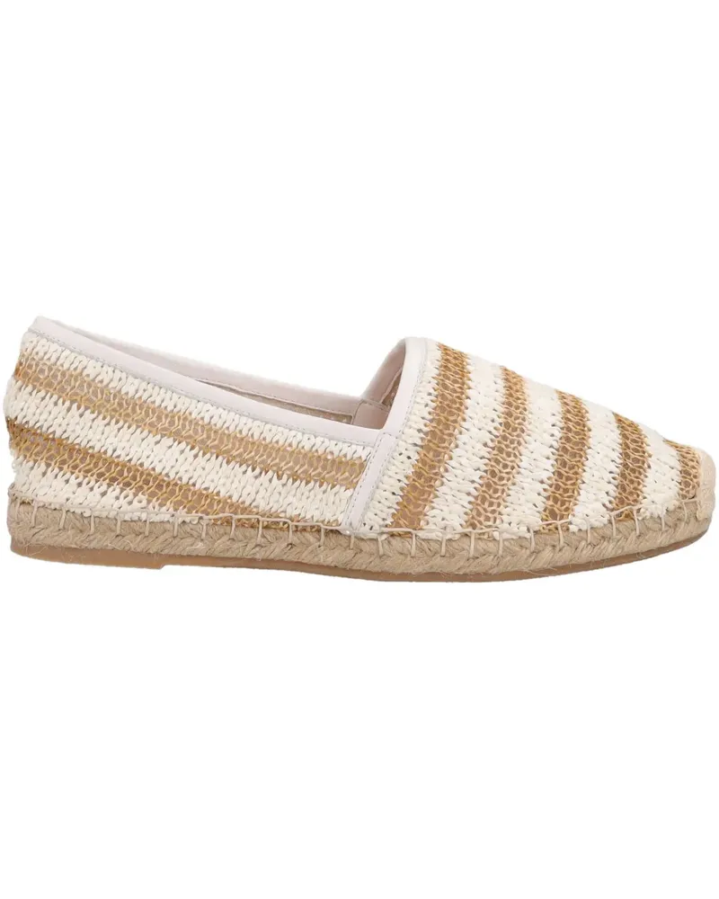 Ermanno Scervino striped espadrilles - Weiß Weiß