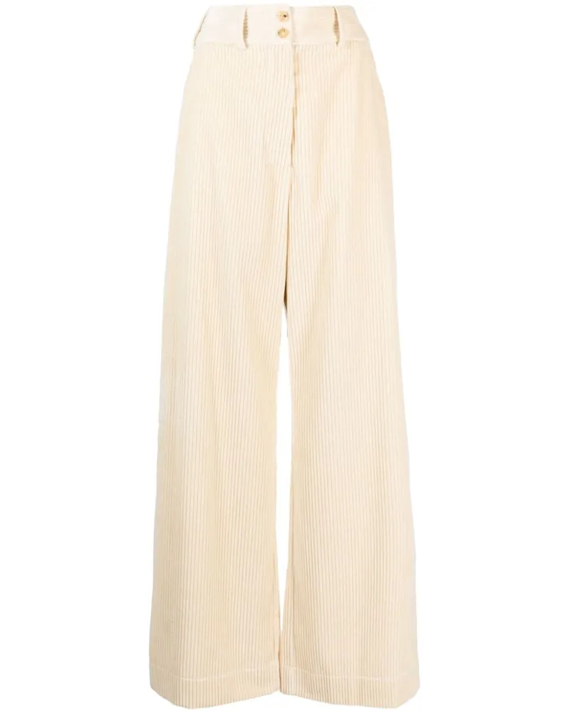 Etro Cordhose mit weitem Bein - Nude Nude