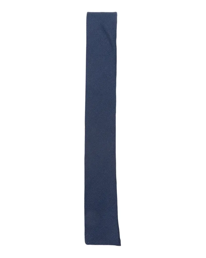Corneliani Gewebte Krawatte - Blau Blau