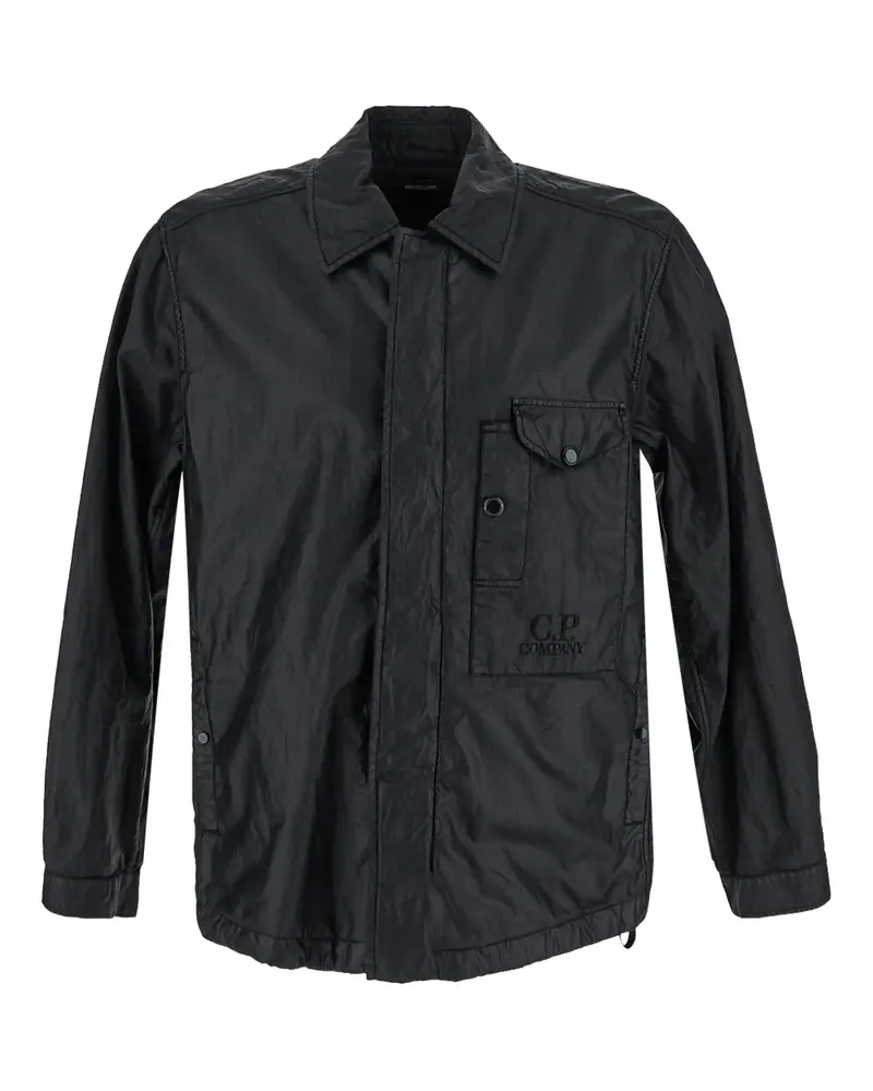C.P. Company Klassische Hemdjacke - Schwarz Schwarz