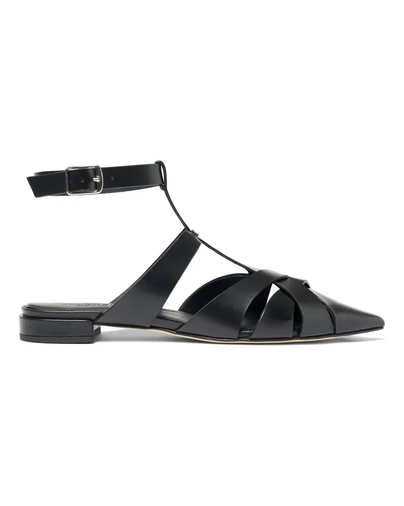 Scarosso clara criss-cross-strap sandals - Schwarz Schwarz