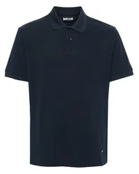 Just Cavalli Poloshirt aus Pikee Blau