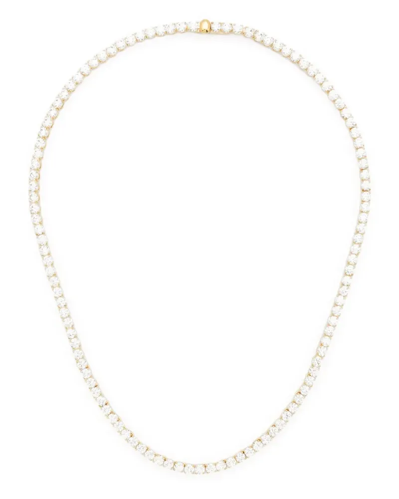 Swarovski Matrix Tennis Halskette - Gold Gold