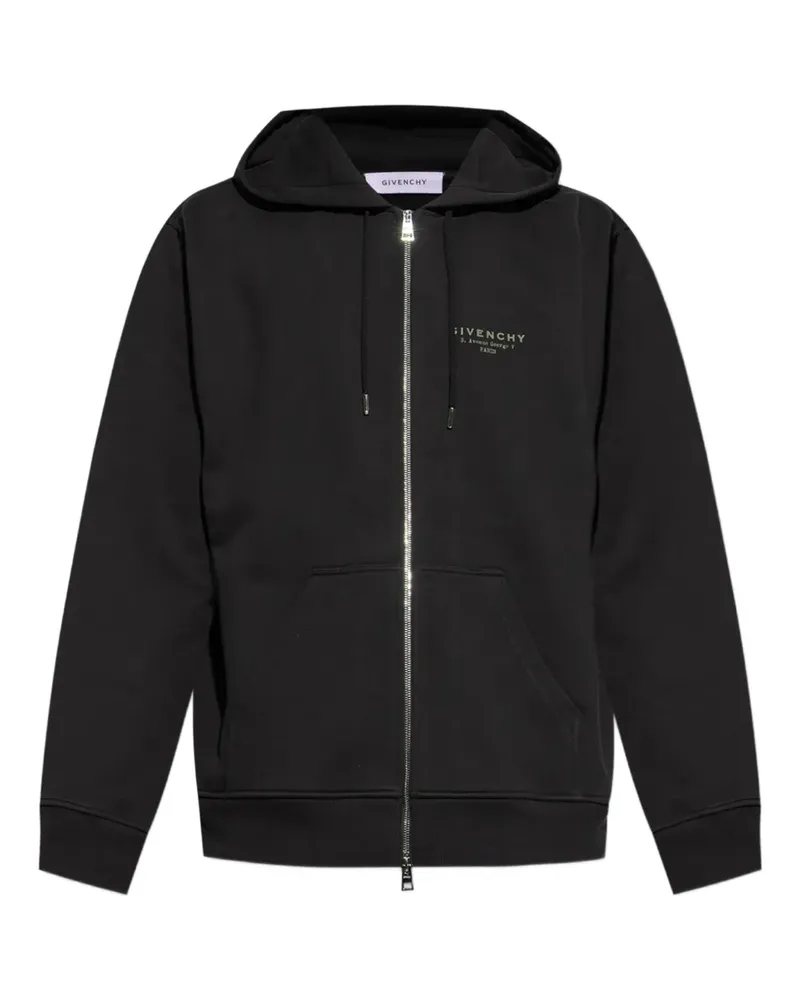 Givenchy Kapuzenjacke mit Reißverschluss - Schwarz Schwarz