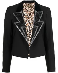 Philipp Plein Blazer mit Strass Schwarz