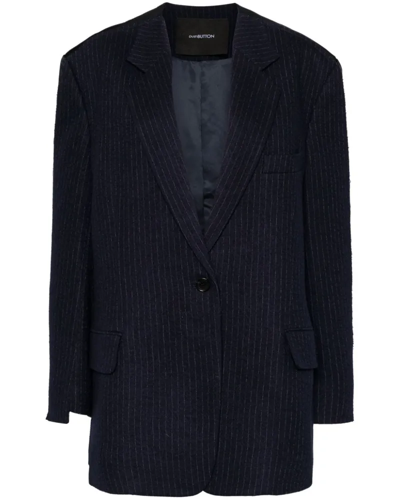 pushBUTTON Jacke mit ungesäumten Kanten - Blau Blau