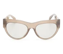 Winged Medusa Cat-Eye-Sonnenbrille - Braun