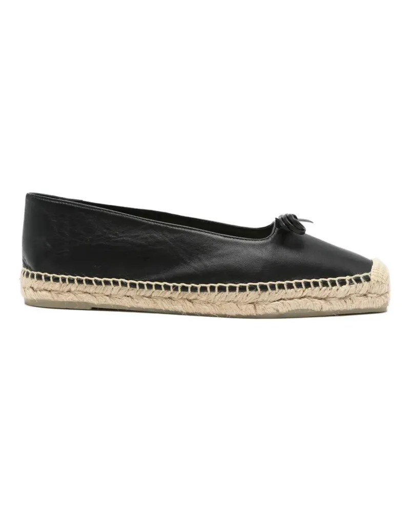 Castañer Pax leather espadrilles - Schwarz Schwarz