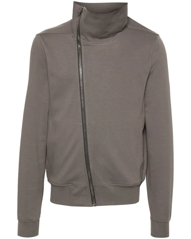 Rick Owens Bauhaus Sweatshirt mit versetztem Verschluss - Grau Grau