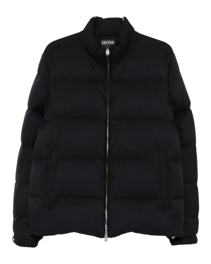Ermenegildo Zegna quilted padded jacket - Schwarz Schwarz