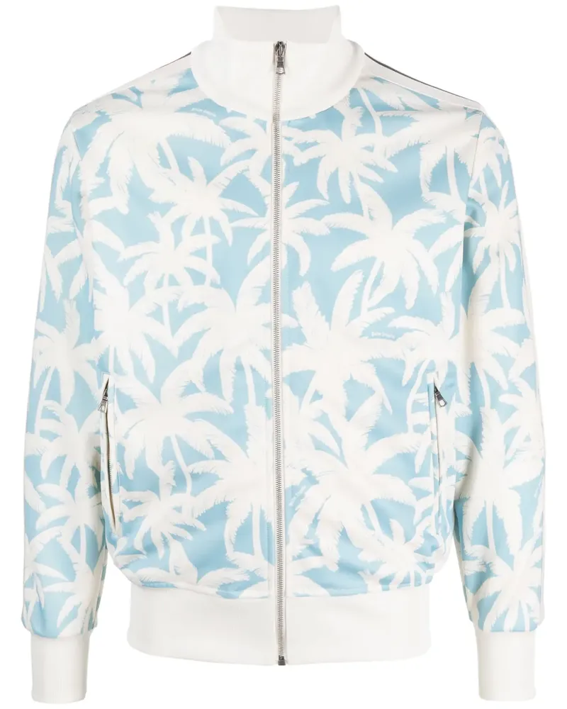 Palm Angels Palms Sportjacke mit Reißverschluss - Blau Blau