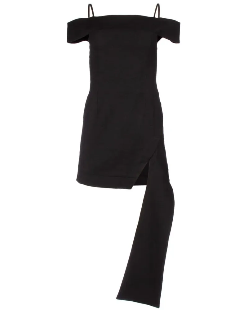 YUZEFI Kleid mit Riemendetail - Schwarz Schwarz