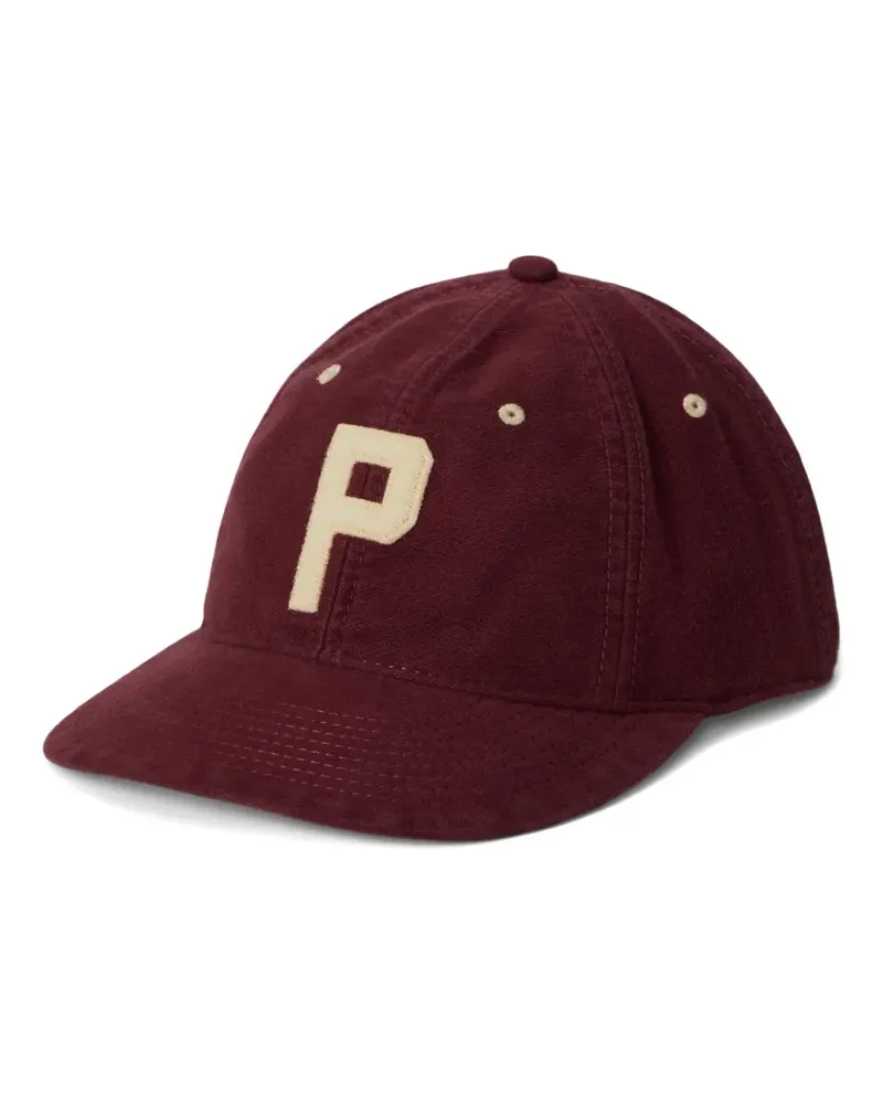 Ralph Lauren Baseballkappe mit Logo-Stickerei - Rot Rot