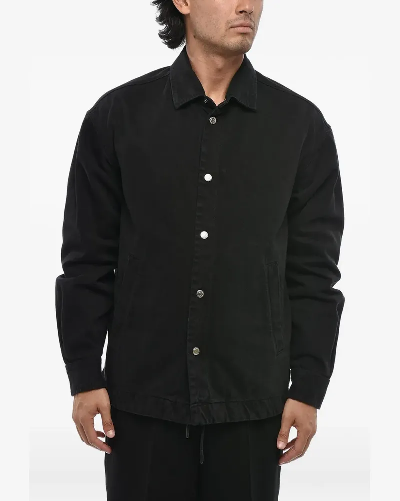 Dsquared2 Icon New Generation demin overshirt - Schwarz Schwarz