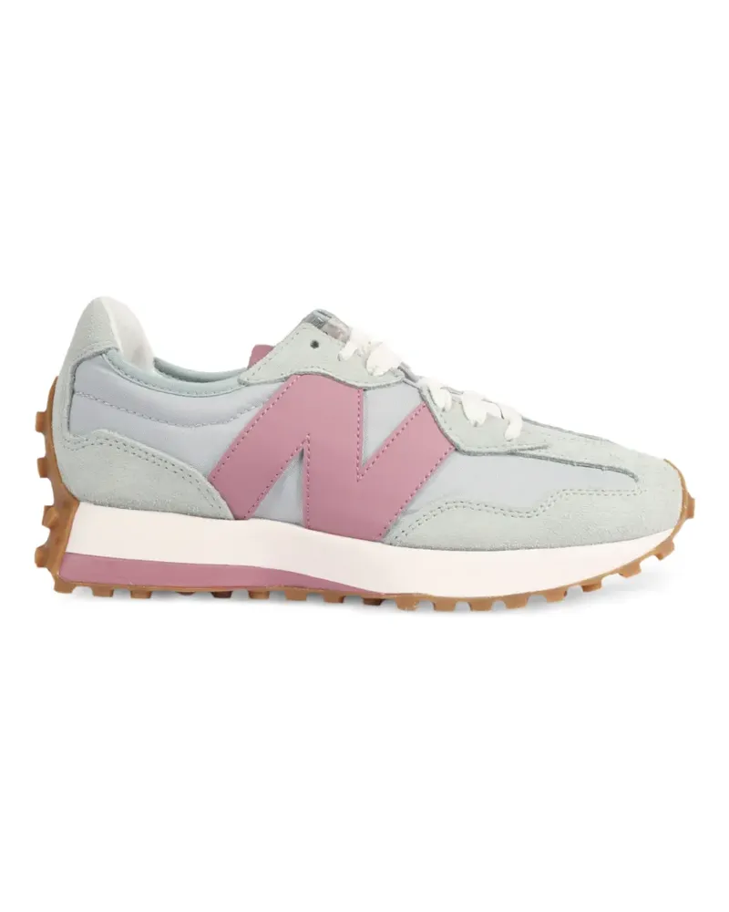 New Balance 327 suede-panelled sneakers - Blau Blau