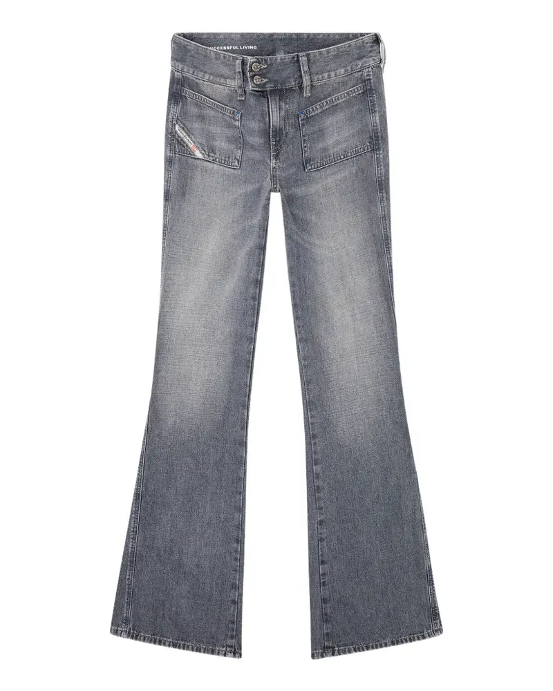 Diesel D-Hush 09n83 double-button bootcut jeans - Grau Grau