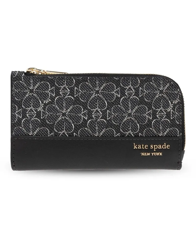 Kate Spade bi-fold leather wallet Schwarz