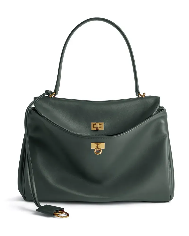 Balenciaga Mittelgroße Schultertasche - Grün Grün