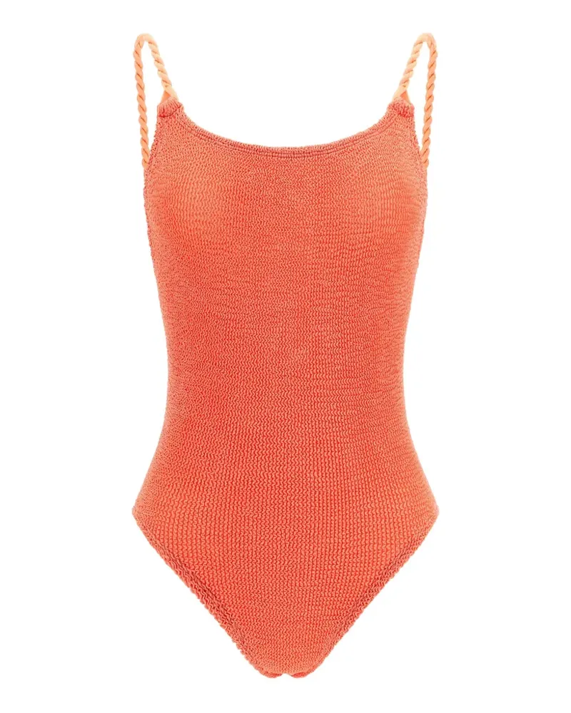 Hunza G Camille Original Crinkle™ Badeanzug - Orange Orange