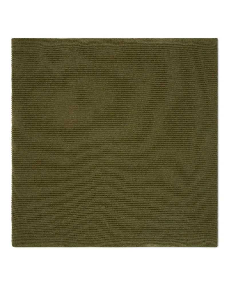 Eric Bompard Gerippter Strickschal - Grün Grün