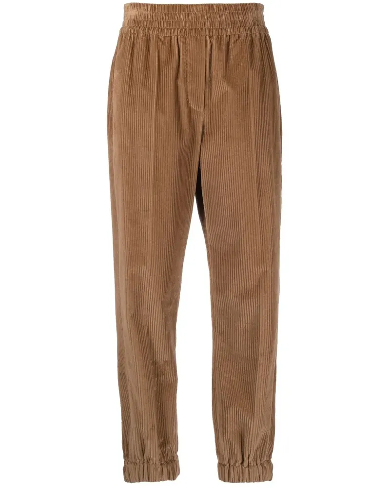 Brunello Cucinelli Tapered-Cordhose - Braun Braun