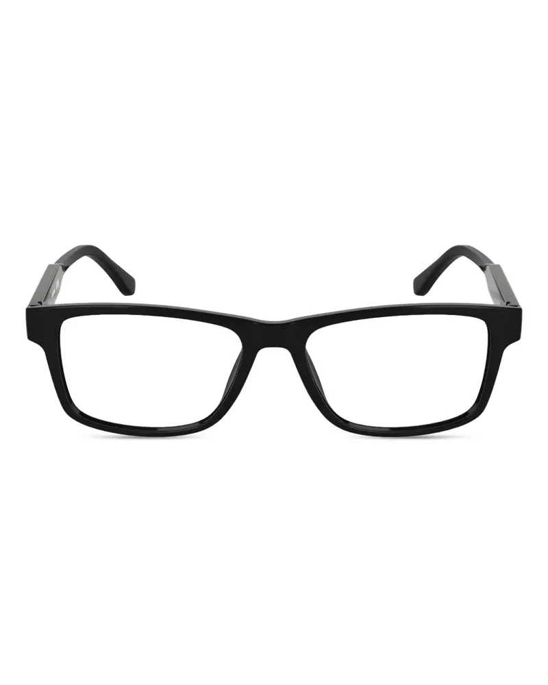 Lacoste Brille mit Logo-Print - Schwarz Schwarz