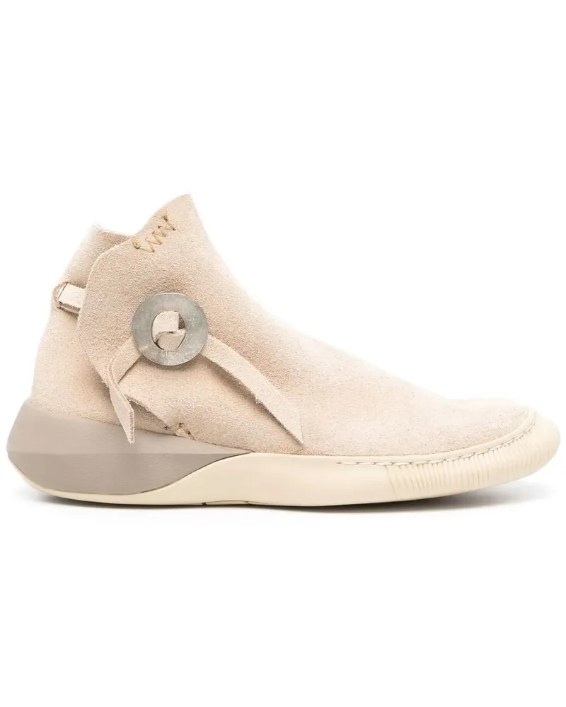 Visvim Gila Moc Mid II-Folk Sneakers - Nude Nude