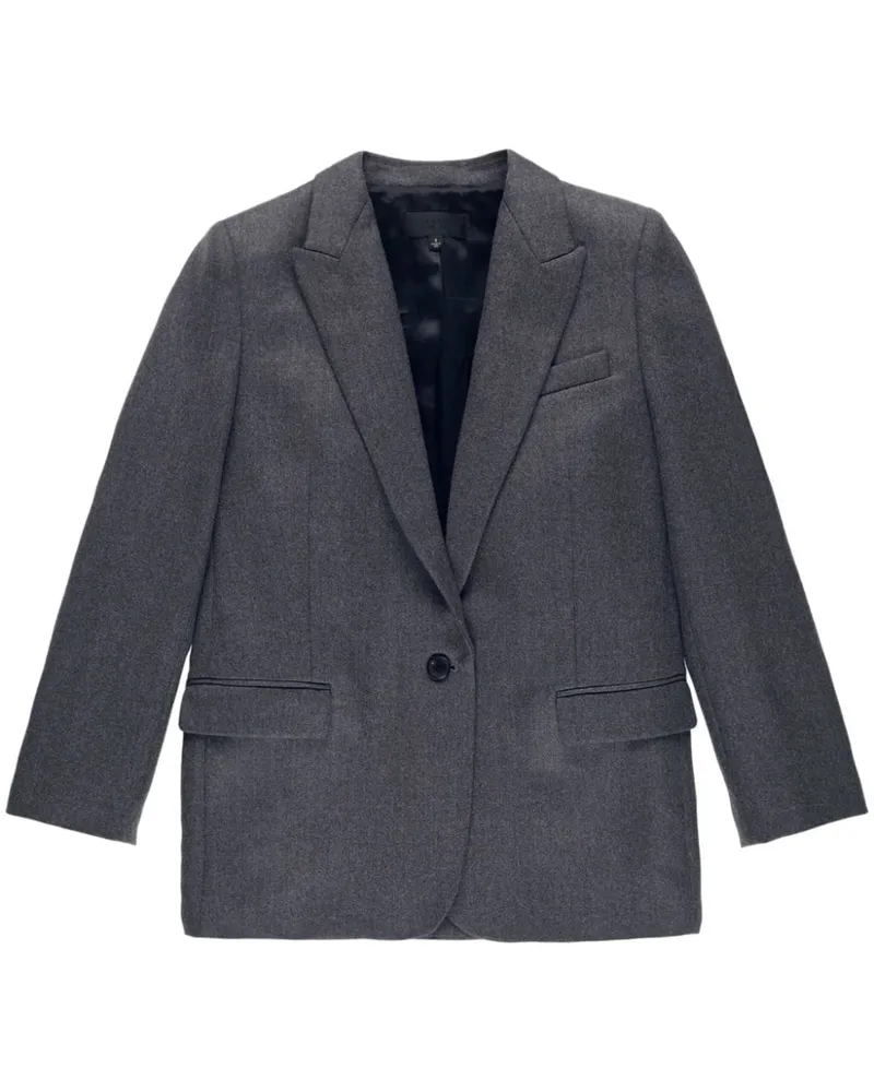 Nili Lotan Einreihiger Blazer Grau