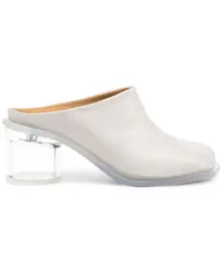 Maison Margiela Anatomic Transparent Mules 60mm Nude