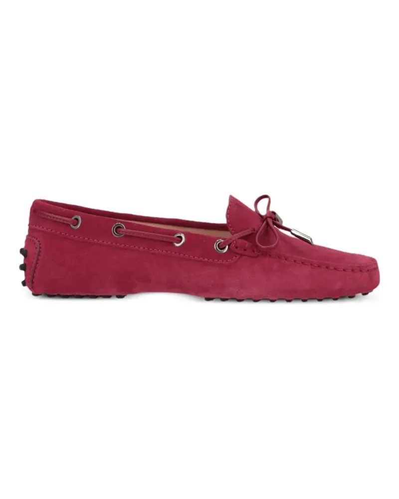 TOD'S Gommino bow-detail loafers - Rot Rot