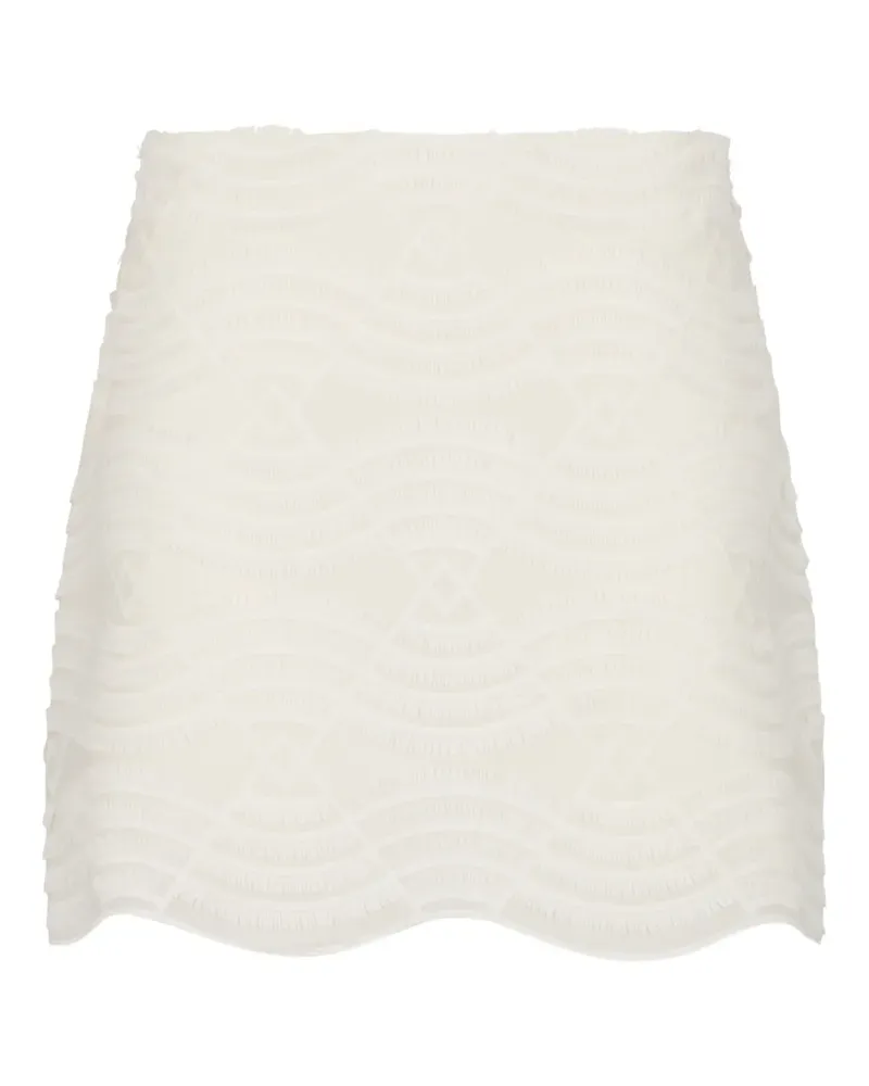 Kristina Ti patterned mini skirt - Nude Nude