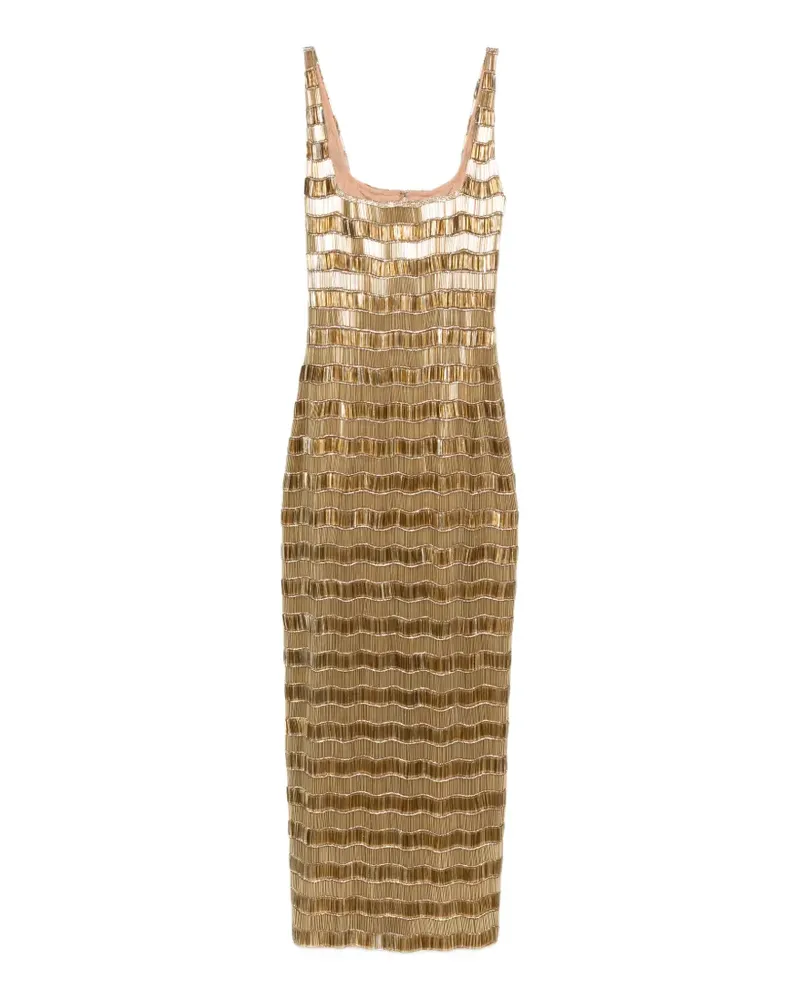 Rachel Gilbert Malik Kleid - Gold Gold