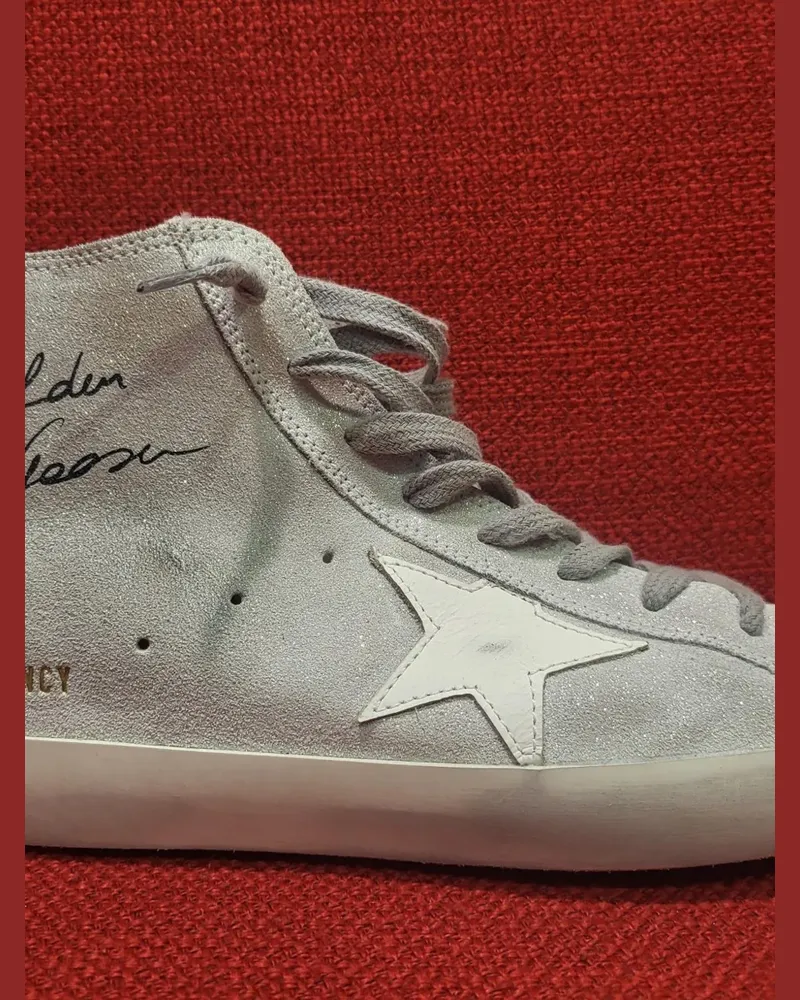 Golden Goose Francy Classic glitter-effect sneakers - Silber Silber