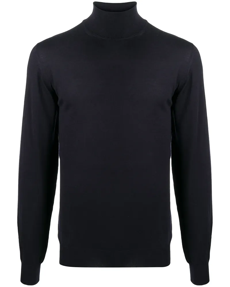 Fedeli Pullover mit Rollkragen - Blau Blau
