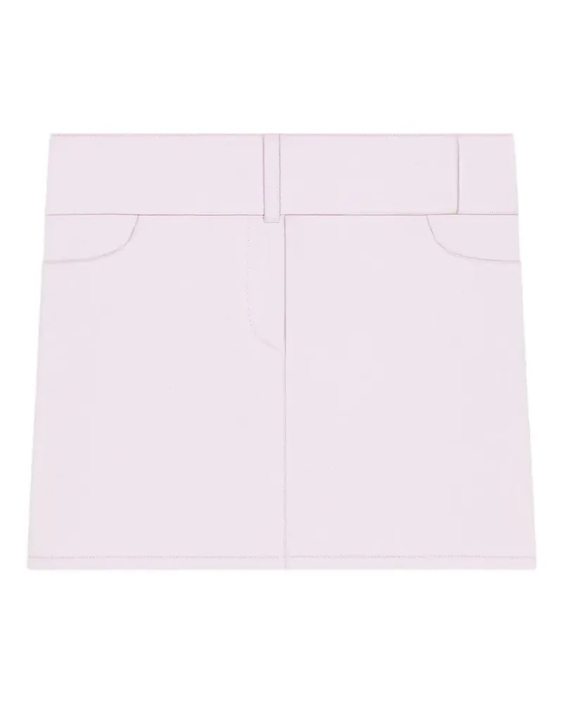 Courrèges Minirock mit Gürtel - Rosa Rosa