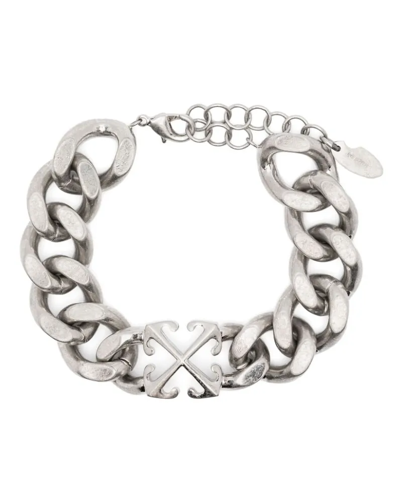 OFF-WHITE Arrow Chain Armband - Silber Silber