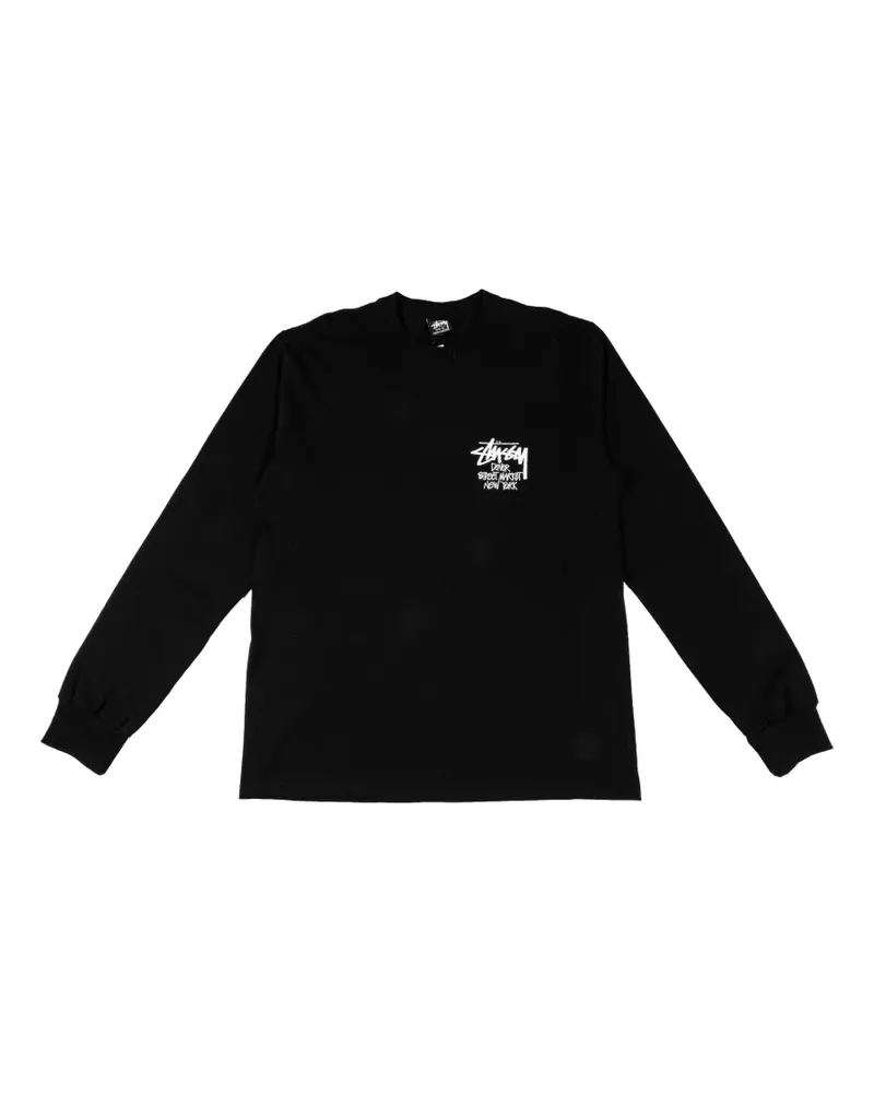 Stüssy x Dover Street Market T-Shirt mit Logo - Schwarz Schwarz