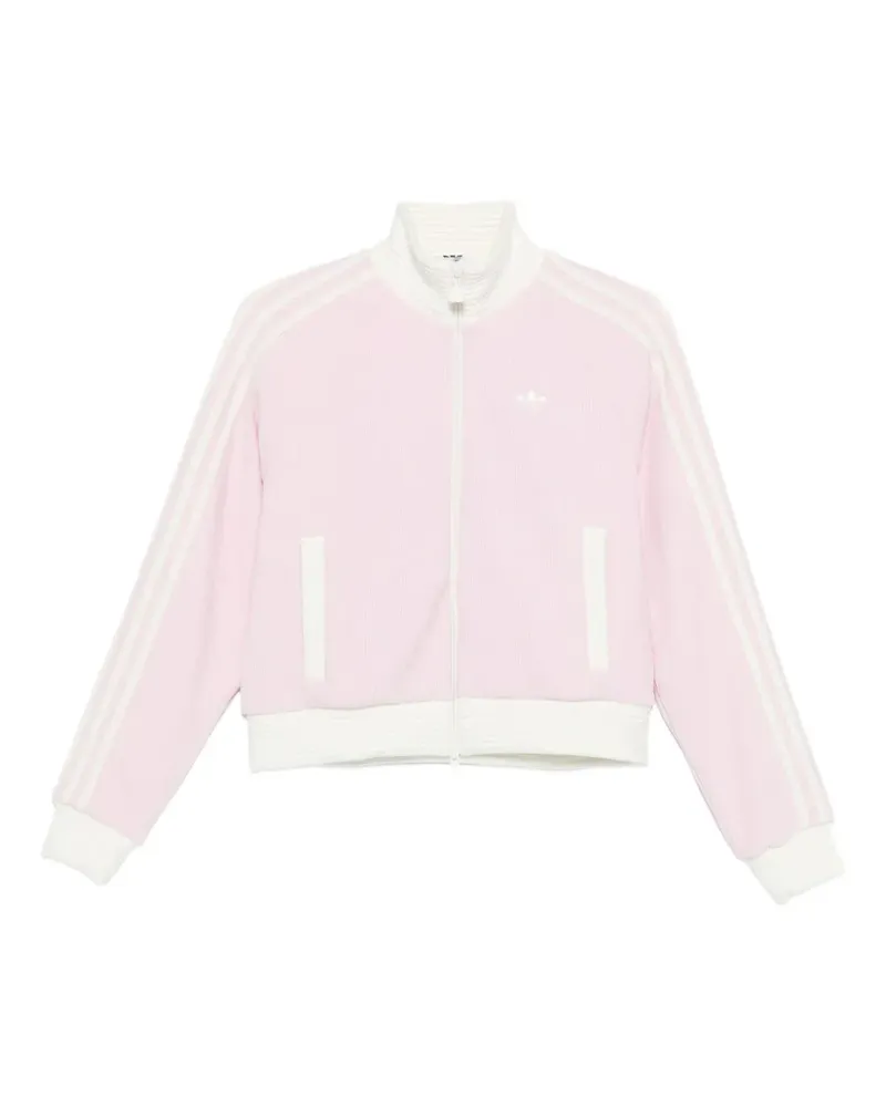 adidas velour zipped sweatshirt - Rosa Rosa