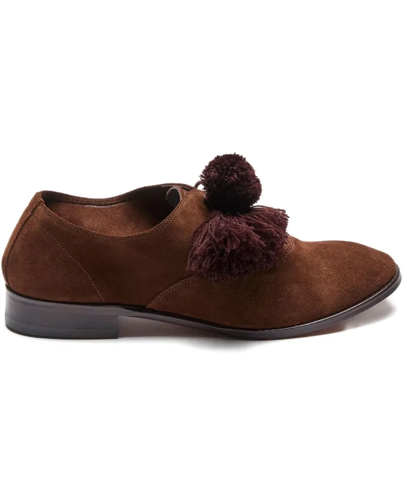SUICOKE Loafer mit Pompons - Braun Braun
