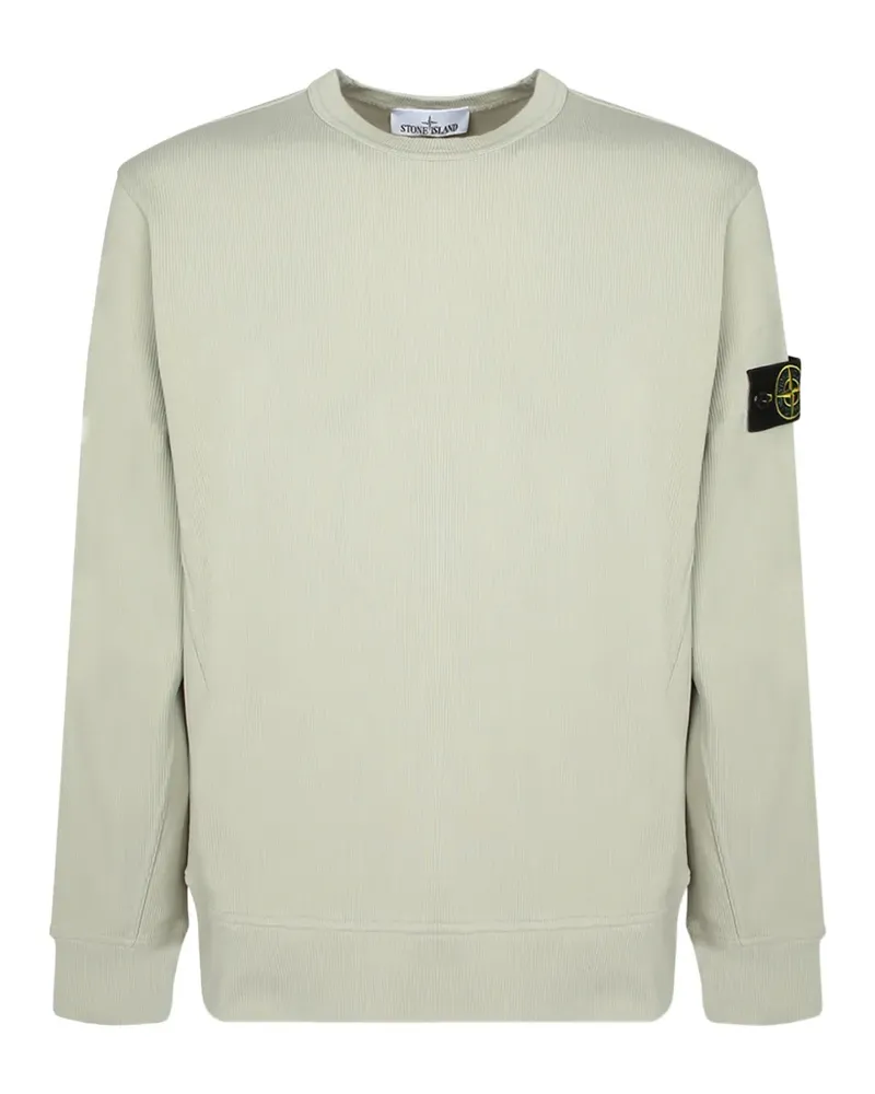 Stone Island Interlock Sweatshirt aus Bio-Baumwolle mit Rundhalsausschnitt - Nude Nude