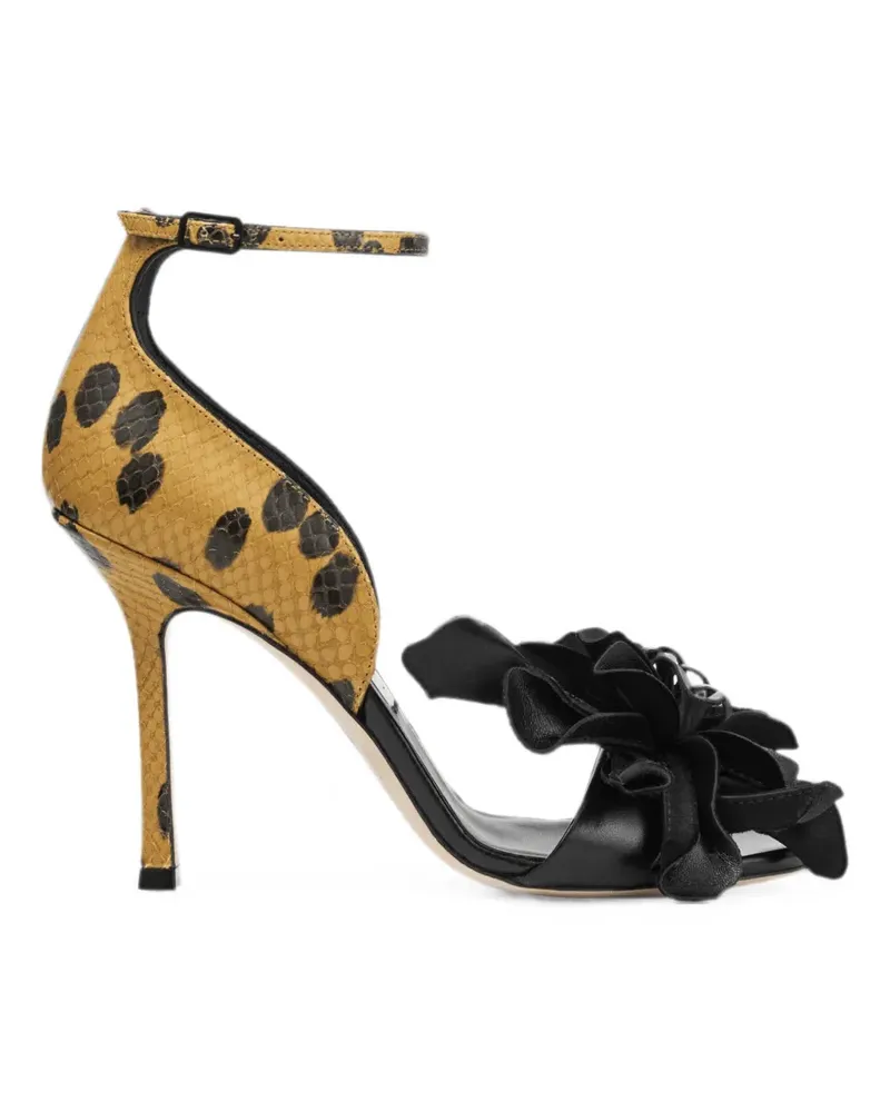 Jimmy Choo Coko Sandalen 100mm - Schwarz Schwarz