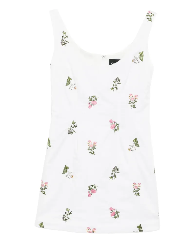 Cynthia Rowley Besticktes Minikleid - Weiß Weiß
