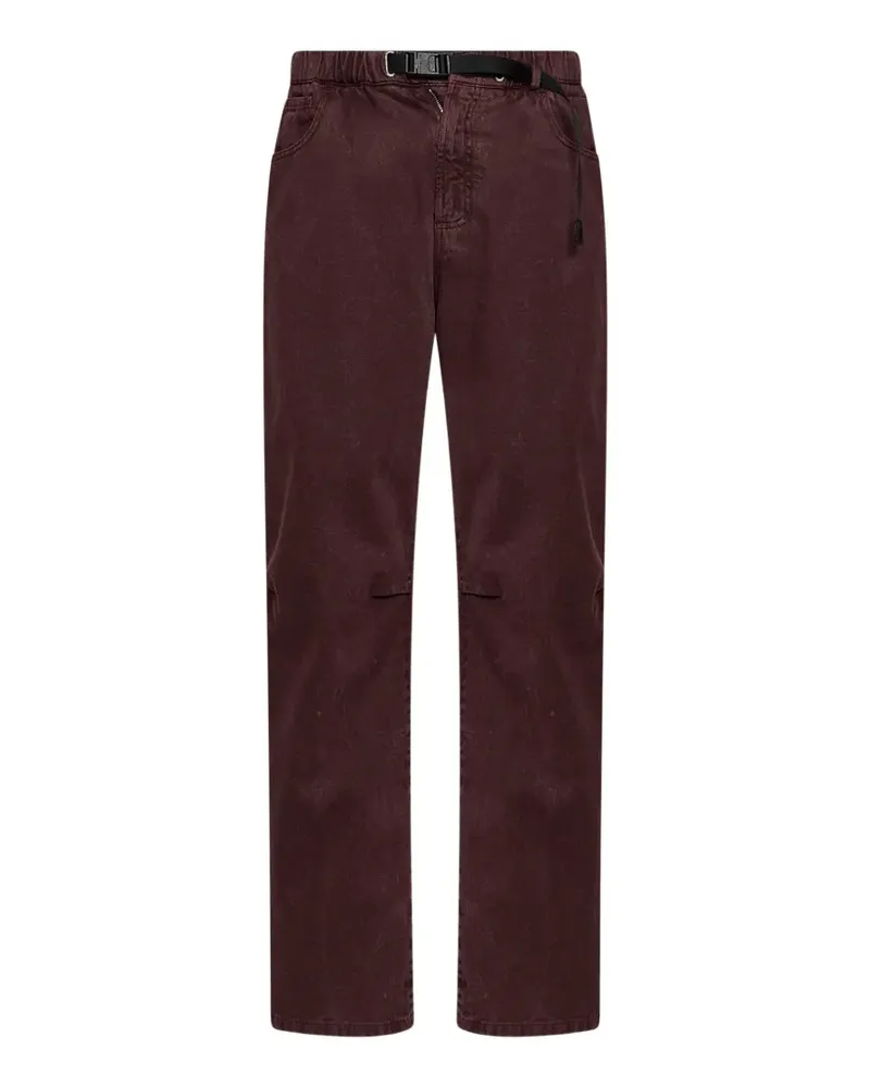 PLAN C belted straight-leg trousers - Rot Rot